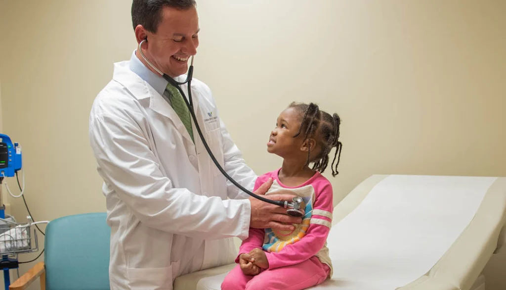 community medical doctor and patient